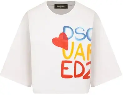 Хлопковая футболка Dsquared2