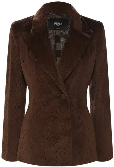 Жакет из меха норки Fendi